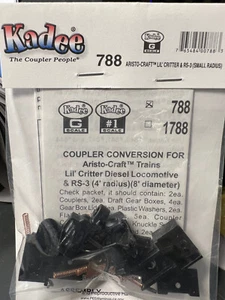 Kit conversione accoppiatore Kadee scala 1 #788 Aristo-Craft Lil' Critter Diesel - Foto 1 di 1