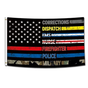 No One Fights Alone Flag 3x5 FT American Flags Garage College Dorm Room Decor    - Picture 1 of 7