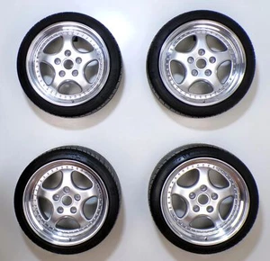 RH-Alurad Typ P Radsatz für Porsche 964 Carrera und Turbo Michelin Reifen N3 Neu - Bild 1 von 8