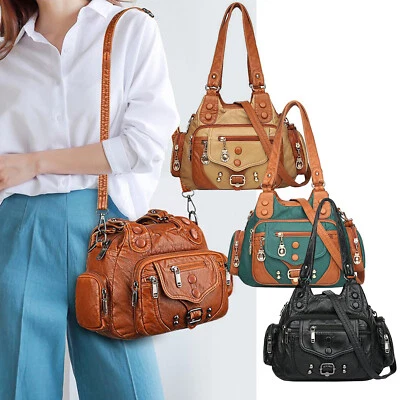Women Lady Handbag Shoulder Bags Tote Purse Leather Messenger Hobo Bag Satchel - Image 1 of 4