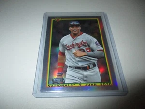 Juan Soto 2020 Bowman Chrome Refractor #90B-JS - Picture 1 of 1