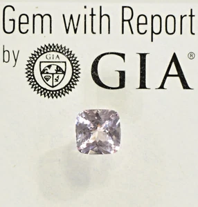 GIA Certified Natural Sapphire No Heat Loose Light Pinkish Purple 1.52 ct. - Picture 1 of 5