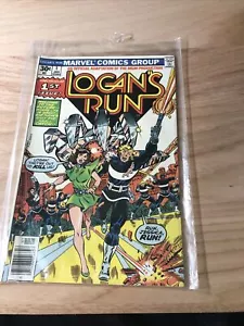LOGAN'S RUN #1 JANUAR 1977 George Perez Marvel Comics Magazin - Bild 1 von 2