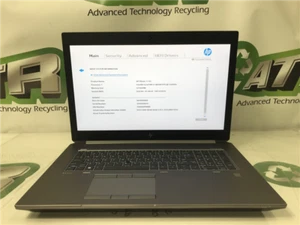 Portátil HP ZBook 17 G5 i7-8850H 2,6 GHz 32 GB RAM 512 GB SSD Windows 10 Pro certificado de autenticidad - Imagen 1 de 7
