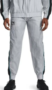 NWT! Under Armour UA Woven Track Pants, Gray/Black 1361646-011 Men's Size Medium - Picture 1 of 9