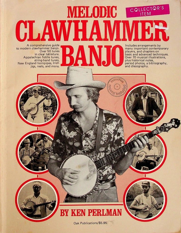 Libro de partituras de canciones Banjo Melódico Clawhammer Ken Perlman Foto 1 de 4