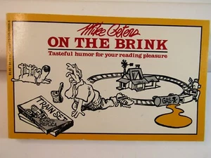 ON THE BRINK By Mike Peters 1st Edition 1986 Tasteful Humor... PB - Picture 1 of 10
