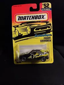 Matchbox #52 Escort Cosworth Car 1996 super veloce una delle 75 SFIDE - Foto 1 di 7