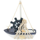 Segelboot-Holzmodell, nautischer Strand, hölzernes Segelboot,