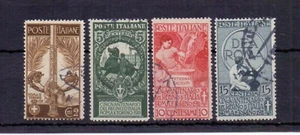ITALY 1911 KINGDOM SET ( 4 ) SG86-89 USED CAT £180 - Imagen 1 de 1