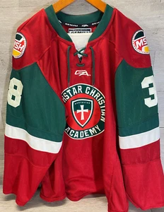 Camiseta deportiva de hockey de la Academia Cristiana de Minnesota Northstar talla 48 de Gemini Alexandria - Imagen 1 de 12