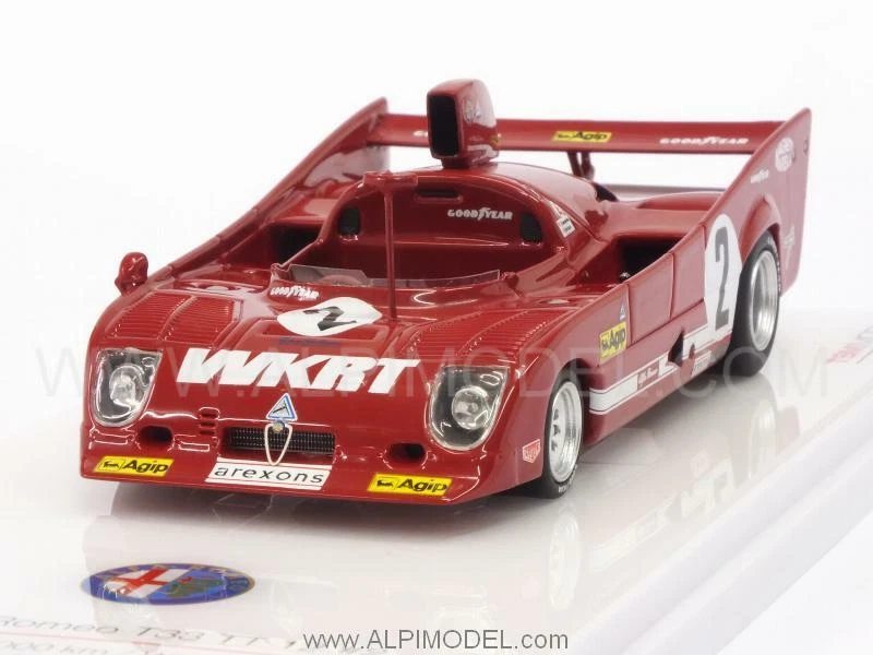 Alfa Romeo T33 TT12 1000Km Monza 1975 Merzario-Laffite 1:43 TRUESCALE TSM164311 - Immagine 1 di 1