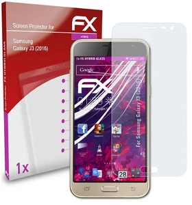 atFoliX Película Vidrio para Samsung Galaxy J3 (2016) 9H Armadura protectora - Imagen 1 de 5