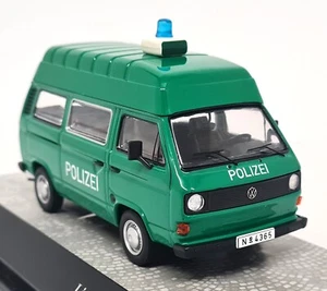Ixo 1/43 - VW Volkswagen T3a Bus Hochdach Polizei Diecast Scale Model Car - Bild 1 von 8