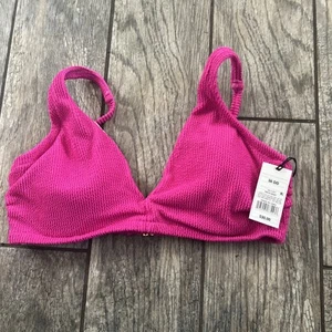 Shade & Shore Underwire Bikini Top Women's 38DD Hot Pink MSRP $30 - Picture 1 of 3