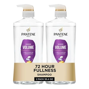 Pantene Shampoo, Sheer Volume Lightweight Nourishment Fine, Color-Treated 2 pack - Picture 1 of 3