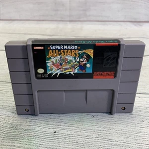 Super Mario All Stars (Super Nintendo, 1992) SNES Authentic Cart Only Tested - Picture 1 of 5