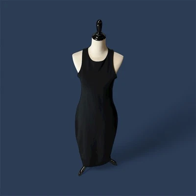 Alexander Wang Ponte Bandeau Back Maxi Dress, Black, Women’s Large NWT - Image 1 of 2