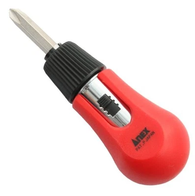 Anex 290 Gear mountain number 10 Ratcheting Mini Screwdriver Japan i11# - Image 1 of 4