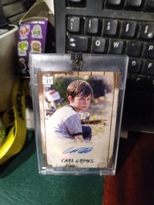 WALKING DEAD AUTOGRAPH COLLECTION CHANDLER RIGGS/CARL GRIMES AUTO #/50!! A-CRB - Picture 1 of 2