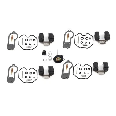 4 X KIT DE RECONSTRUCCIÓN DE CARBURADOR CARBURADOR y flotadores para HONDA CB750K 750 CUATRO K7 1977 Foto 1 de 4