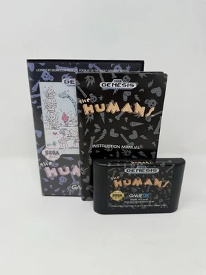 The Humans (Sega Genesis, 1992) CIB Complete Gametek - Image 1 of 4