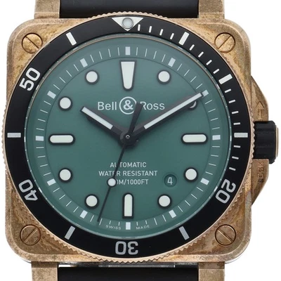 Bell＆Ross BR03-92 Diver Bronze Watch Green Limited to 999 pieces worldwide... - Image 1 of 4