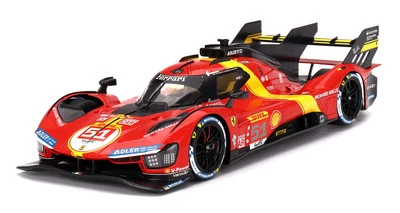 BBR Models 1:18 FERRARI 499P TEAM AF CORSE #51 3° WEC 6H SPA 2023 - BBRCS18004 - Immagine 1 di 4