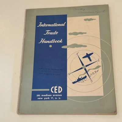 Handbook International Trade CED Committee For Economic Development 1946 1st Ed. - Image 1 of 4