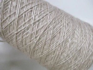 Fukufuku, lana mohair seda, beige, 2 hilos para 430g, f29, tejer, hilo - Imagen 1 de 3