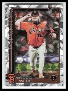 2025 Topps Diamante Foil #242 Logan Webb - Picture 1 of 2