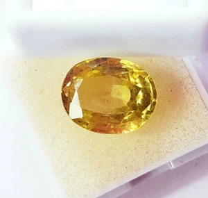 Natürlicher Peridot ovaler Peridot 14,40 kt zertifiziert loser Edelstein mit kostenlosem Geschenk - Bild 1 von 6