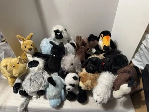 Lot Of 16 Ganz Webkinz/Lil Kinz Pet Plush Animals No Codes - Picture 1 of 8