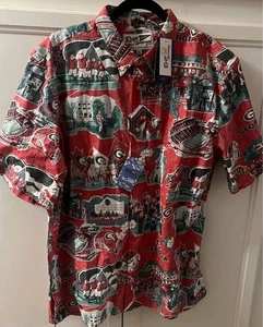 Camisa Reyn Spooner Universidad de Gerogia Bulldogs Cabana Aloha Para Hombres XL - Imagen 1 de 8