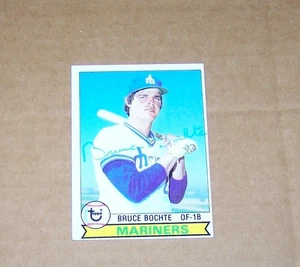 1979 Topps Bruce Bochte Signed Autograph Card H3 - Picture 1 of 1
