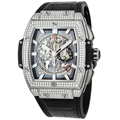Hublot Spirit of Big Bang Chronograph Skeleton Dial Men's Watch - Image 1 of 4