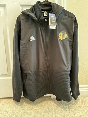Chaqueta Adidas NHL Chicago Blackhawks L Cold.RDY Primegreen Auténtica Nueva Foto 1 de 4
