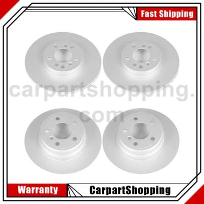 4 Front Rear Brake Rotors Fits 2000 2001 2002 2003 2004 2005 2006 BMW X5 - Image 1 of 3