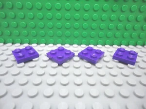 Lego 4 Dark Purple 2x2 base plates NEW - Picture 1 of 1