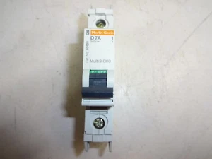 MERLIN CERIN 60125 MULTI9 C60 CIRCUIT BREAKER 7AMP 240V 1 POLE - Picture 1 of 7
