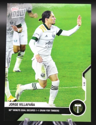 2020 Topps Now MLS #52 JORGE VILLAFAÑA Portland Timbers SSP /54 RCTID 🪵 🪓 ⚽️ - Image 1 of 4