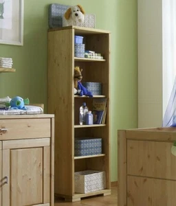 Massivholz Regal Kiefer massiv gelaugt geölt Bücherregal Babyzimmer Stand regale - Bild 1 von 2