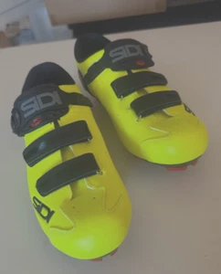 Sidi Trace 2 Men's Shoes, Yellow/Fluo Blk EUR43/US8.8 - Picture 1 of 16