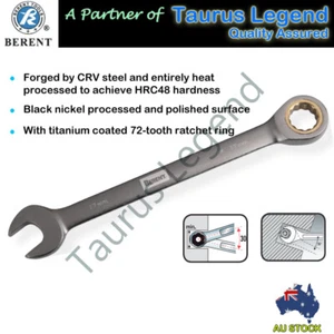 13mm Long Cr-V Ratcheting Combination Ring Open End Spanner 72T Ratchet Ring - Picture 1 of 4