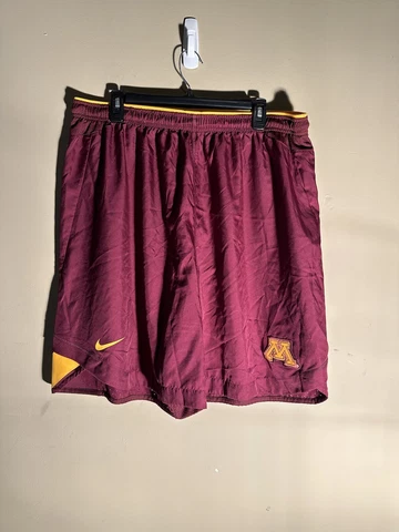 Minnesota Golden Gophers Shorts Mens 3XL Red Yellow Football NCAA Nike Cover