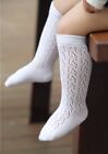 Girl baby Pointelle keen Stocking Knit Eyelet knees High Cotton Socks Baby Socks