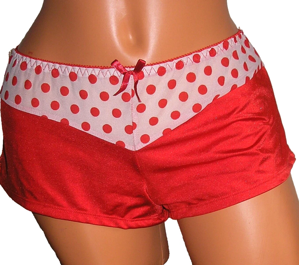 Calcinha Lingerie Acabamento Bolinhas Boyshorts Tamanho 2X Presente Adulto - Imagem 1 de 4