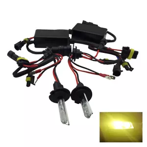 MAIN BEAM H7 CANBUS HID KIT 3000K YELLOW 35W FOR AUDI PVHK7208 - Picture 1 of 1