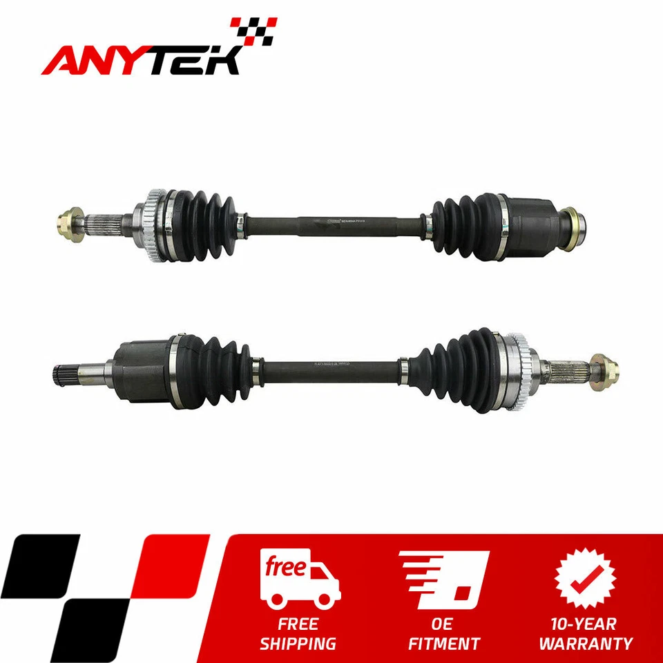 一对 Fornt CV 轴半轴适用于 1995 1996 年起亚 Sephia 1.8L L4 自动 Trans。 — 第 1/4 张图片