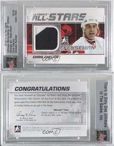 2010-11 ITG Ultimate Memorabilia 10th Edition All-Stars Silver /24 Chris Chelios